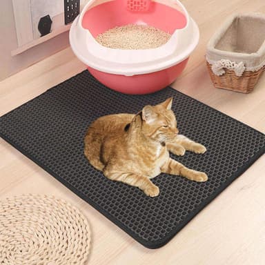 Katter Loo Matta 65x75x1.3cm Vattentät Kattströmsmatta