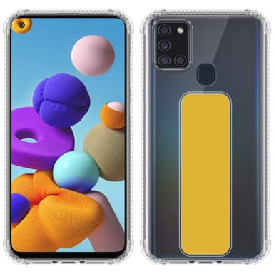 Samsung Galaxy A21s Skal Fodral Case (Gul)