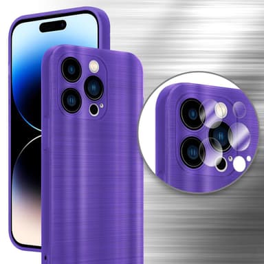 iPhone 14 PRO Skal Fodral Case (Lila)