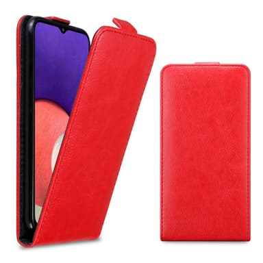 Samsung Galaxy A22 5G Flipfodral Skal (Röd)