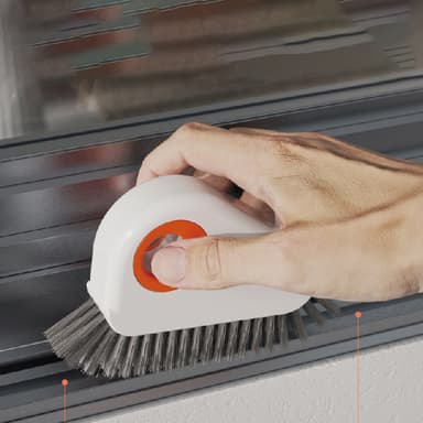 2 i 1 rengöringsborste för fönsterspår