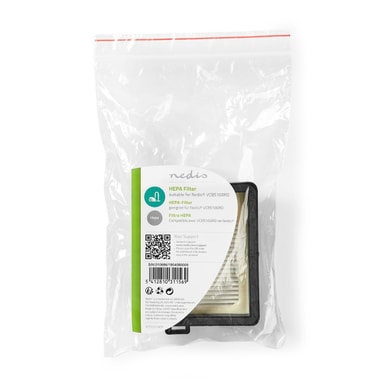 Nedis Ersättnings Active HEPA-filter | Ersättning för: Nedis | Svart ...