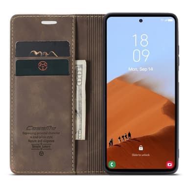 CASEME Plånboksfodral Samsung Galaxy S23 FE - Coffee