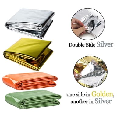 nödfilt Survival Rescue First Aid Folie Termisk filt 130x210cm