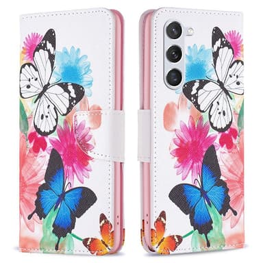 För Samsung Galaxy S24 Plånbok Fodral Skal Mönster Skydd