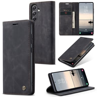CASEME Plånboksfodral Samsung Galaxy S23 FE - Svart