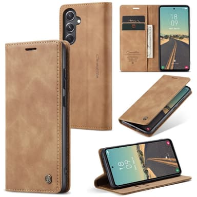 CASEME Plånboksfodral Samsung Galaxy S23 FE - Brun