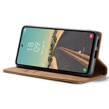 CASEME Plånboksfodral Samsung Galaxy S23 FE - Brun