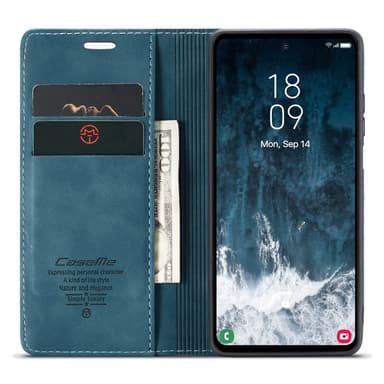 CASEME Plånboksfodral Samsung Galaxy S23 FE - Blå