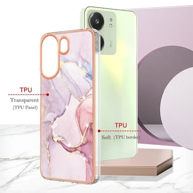 SKALO Xiaomi Redmi 13C 4G Marmor TPU-skal - Motiv 4