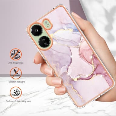 SKALO Xiaomi Redmi 13C 4G Marmor TPU-skal - Motiv 4
