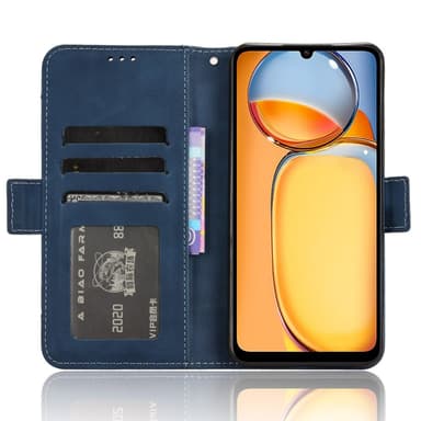 SKALO Xiaomi Redmi 13C 4G 6-FACK Plånboksfodral - Blå