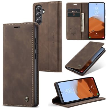 CASEME Plånboksfodral Samsung Galaxy S23 FE - Coffee