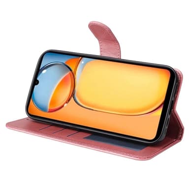 SKALO Xiaomi Redmi 13C 4G PU-Läder Plånboksfodral - Rosa