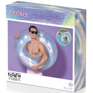 Bestway Badring 1.07m Regnbågsskimrande