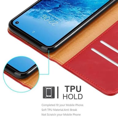 Samsung Galaxy S10e Plånboksfodral Skal (Röd)