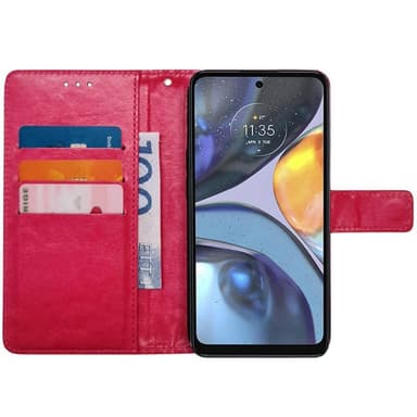 Plånboksfodral 3-kort Motorola Moto G84 - Rosa