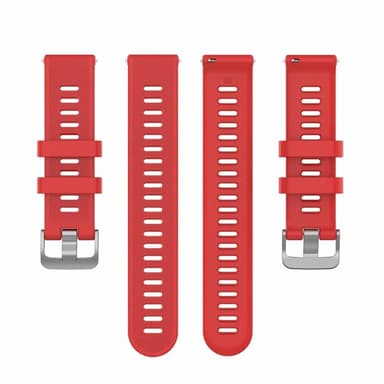 RIB klockarmband till Polar Ignite 3 - Röd