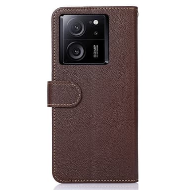 KHAZNEH Plånboksfodral till Xiaomi 13T / 13T Pro - Brun/Blå