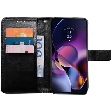 Plånboksfodral 3-kort Motorola Moto G54 - Svart