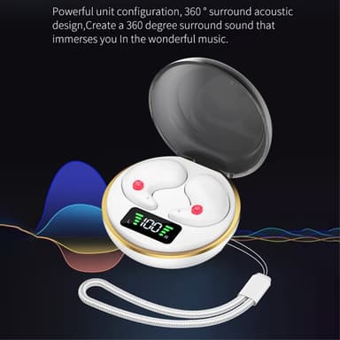 Sömn Hörlurar Bluetooth Headphones In ear att sova med - Svart