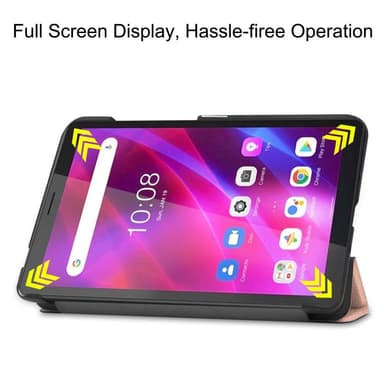 Tri-fold Fodral till Lenovo Tab M7 (3rd Gen) - Rose Gold