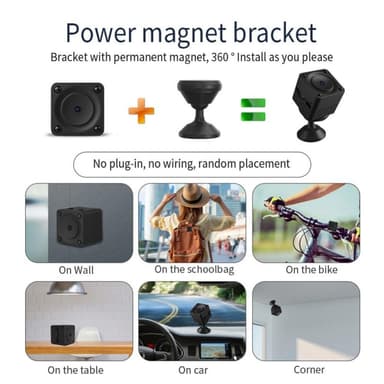 F9 Mini Spy Camera Wireless Wifi IP Home Security Cam HD 1080P