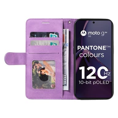 KT Plånboksfodral till Motorola Moto G84 - Lila