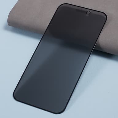 för iPhone 15 Pro Max Härdat glas 180-graders anti-spion Privacy 2st