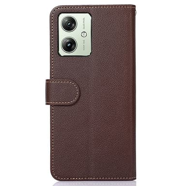 Motorola Moto G54 5G KHAZNEH Plånboksfodral - Brun/Blå