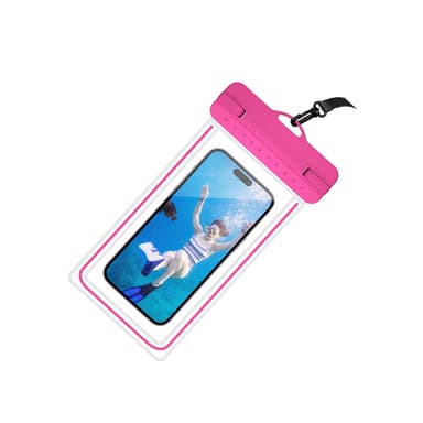 Flytande vattentät mobilväska Universal Rosa 1-Pack