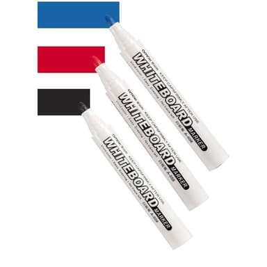 Whiteboard Marker Penna Målning Ritning - 3 st i olika färger