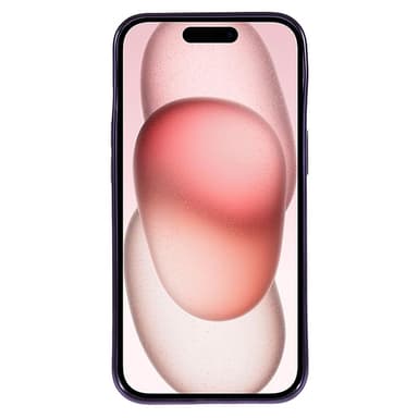 Till iPhone 15 TPU-skal Elektropläterad Rynkad - Rosa
