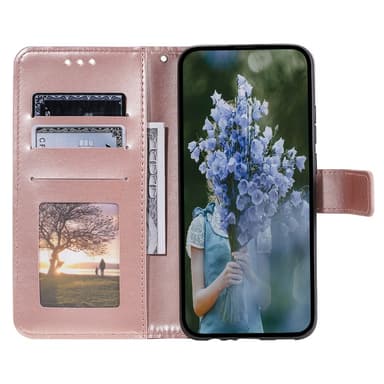 SKALO Xiaomi Redmi 13C 4G Mandala Plånboksfodral - Roséguld