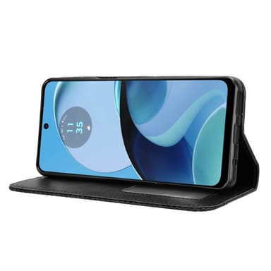 Motorola Moto G14 Plånboksfodral Exklusivt Svart