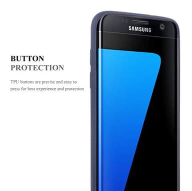 Skal Samsung Galaxy S7 EDGE Fodral Case (Blå)