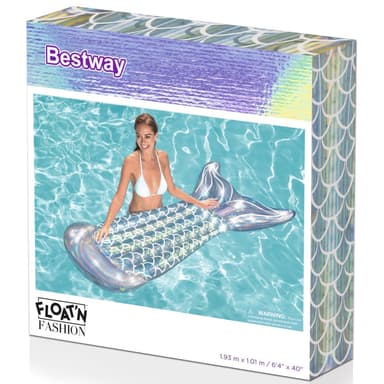 Bestway Luftmadrass 1.93m Regnbågsskimrande