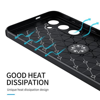 Samsung Galaxy S24+ TPU skal med Finger Ring - Svart
