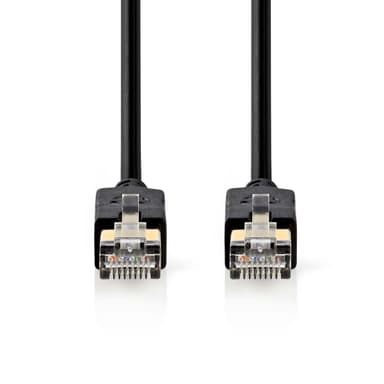 Nedis CAT6 Nätverkskabel | RJ45 hane | RJ45 hane | F/UTP | 1.00 m | Rund | LSZH / PVC | Antracit | Låda