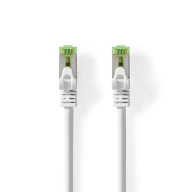 Nedis CAT7 nätverkskabel | S/FTP | RJ45 hane | RJ45 hane | 5.00 m | Snagless | Rund | LSZH | Vit | Låda