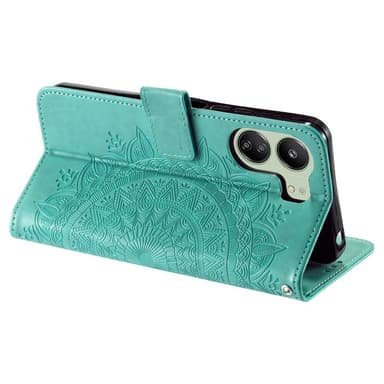 SKALO Xiaomi Redmi 13C 4G Mandala Plånboksfodral - Turkos