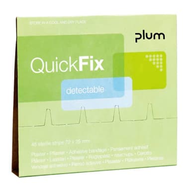 PLUM BR354045 QuickFix refill detekterbaral plåster