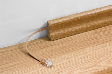 CAT 6 platt patchkabel, U/UTP, röd