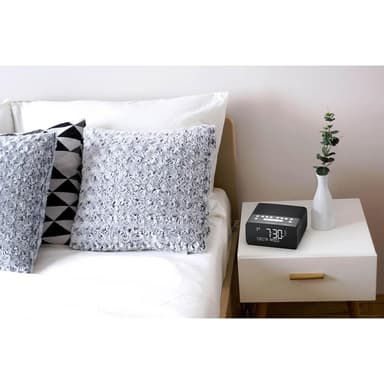 PURE FM/DAB/DAB+/BT/Qi Siesta Charge Klockradio Grafit