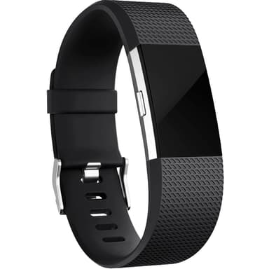 Fitbit Charge 2 armband silikon (L) Svart