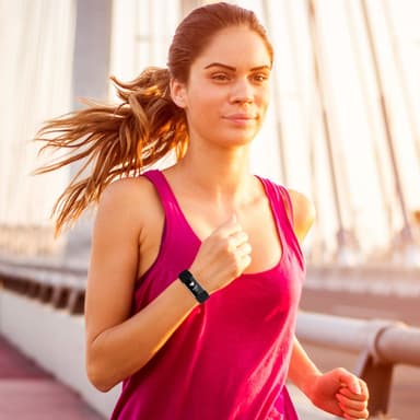 Fitbit Charge 3/4 armband (S) Svart