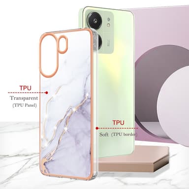 SKALO Xiaomi Redmi 13C 4G Marmor TPU-skal - Motiv 3