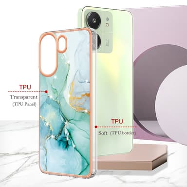 SKALO Xiaomi Redmi 13C 4G Marmor TPU-skal - Motiv 2