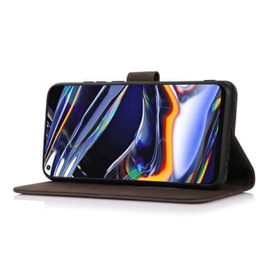 SKALO Samsung A25 5G KHAZNEH Plånboksfodral i PU-Läder - Brun