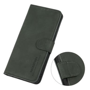 SKALO Xiaomi Redmi 13C 4G KHAZNEH Plånboksfodral i PU-Läder - Grön